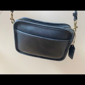 Vintage Coach Crossbody Black